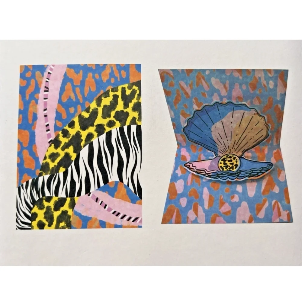 IKEA OMSESIDIG Postcard Mixed Motifs 10 Pack Design Trini Guzman 605.499.92 New